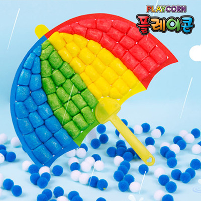 플레이콘 우산부채 만들기(5인용)