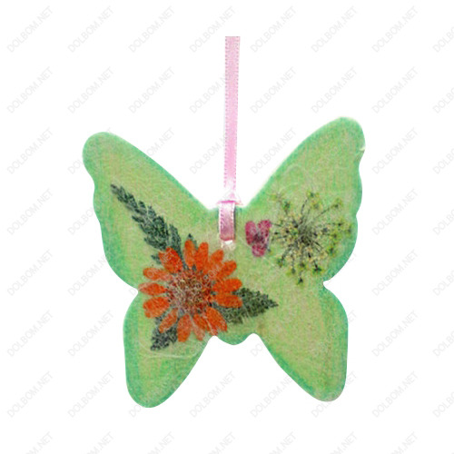 누름꽃 향기 나비 나무걸이 (10인용)