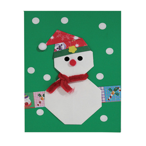 크리스마스 눈사람 카드(10인용)